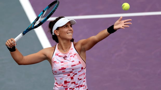 Italian tennis player Lucrezia Stefanini says she and her family were threatened before a match