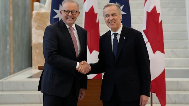 Carney tells Australian Parliament allies must draw closer as global order is 'breaking down'