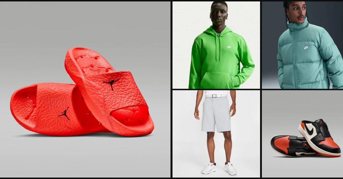 Jordan Franchise Slides hit $25 at Nike alongside Dri-FIT Golf Shorts, Club Fleece Hoodie, more