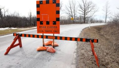 Stop for salamanders: Burlington blocks King Road for annual breeding migration