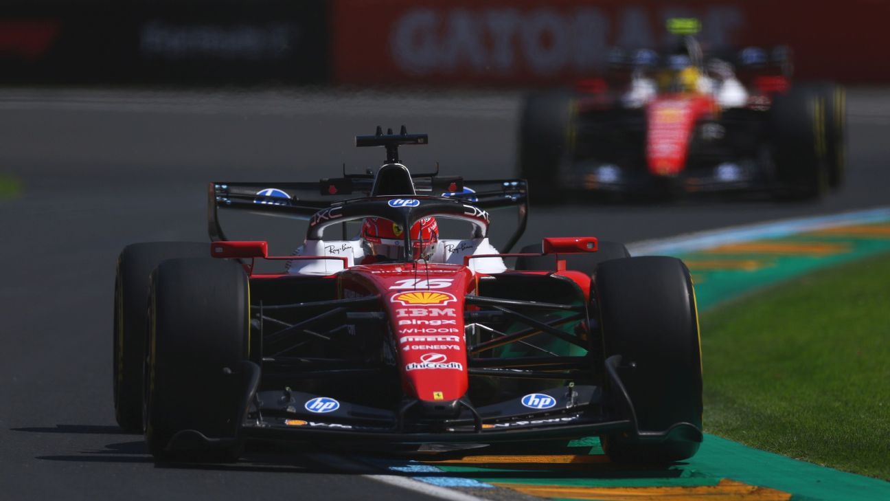 Australian Grand Prix: Leclerc fastest in first practice ahead of Hamilton, Verstappen