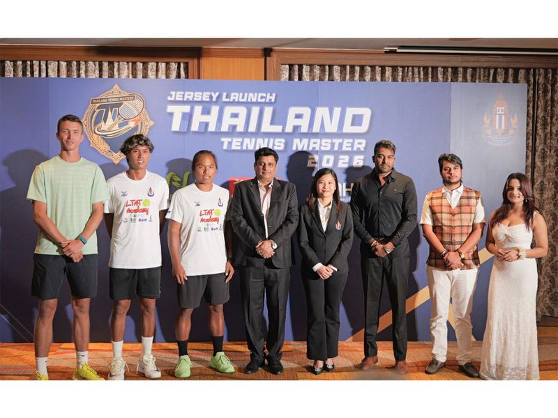 Thailand Tennis Masters 2026 unveils jersey ahead of tournament kick-off in April