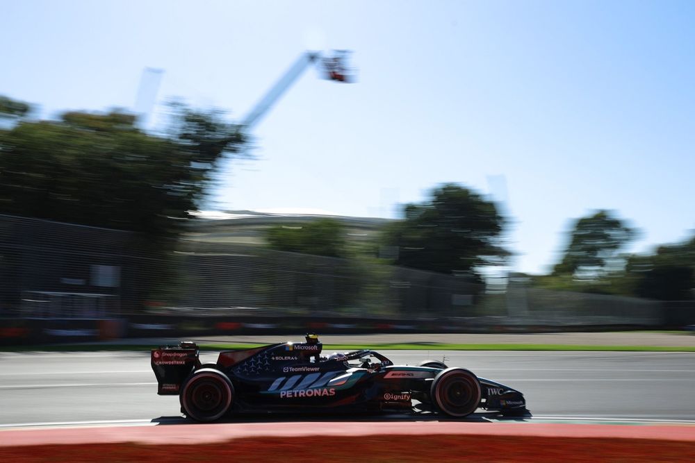 Mercedes picked up the pace in FP2