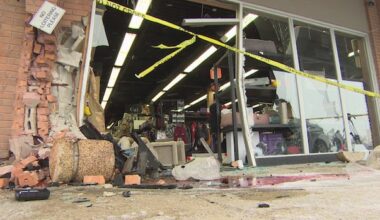 Woman in her 60s dead after SUV crashed into Winnipeg strip mall