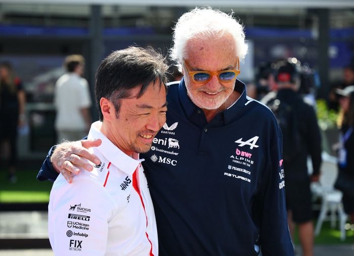 Flavio Briatore, Alpine, Ayao Komatsu, Haas F1 Team