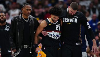 Nuggets' Jamal Murray hurts ankle in loss, to undergo tests