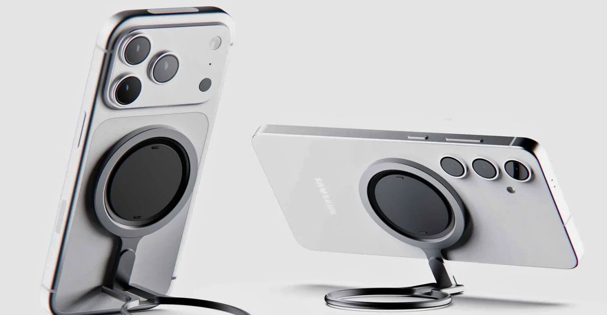 OhSnap added a kickstand to its ultra-flat phone grips.