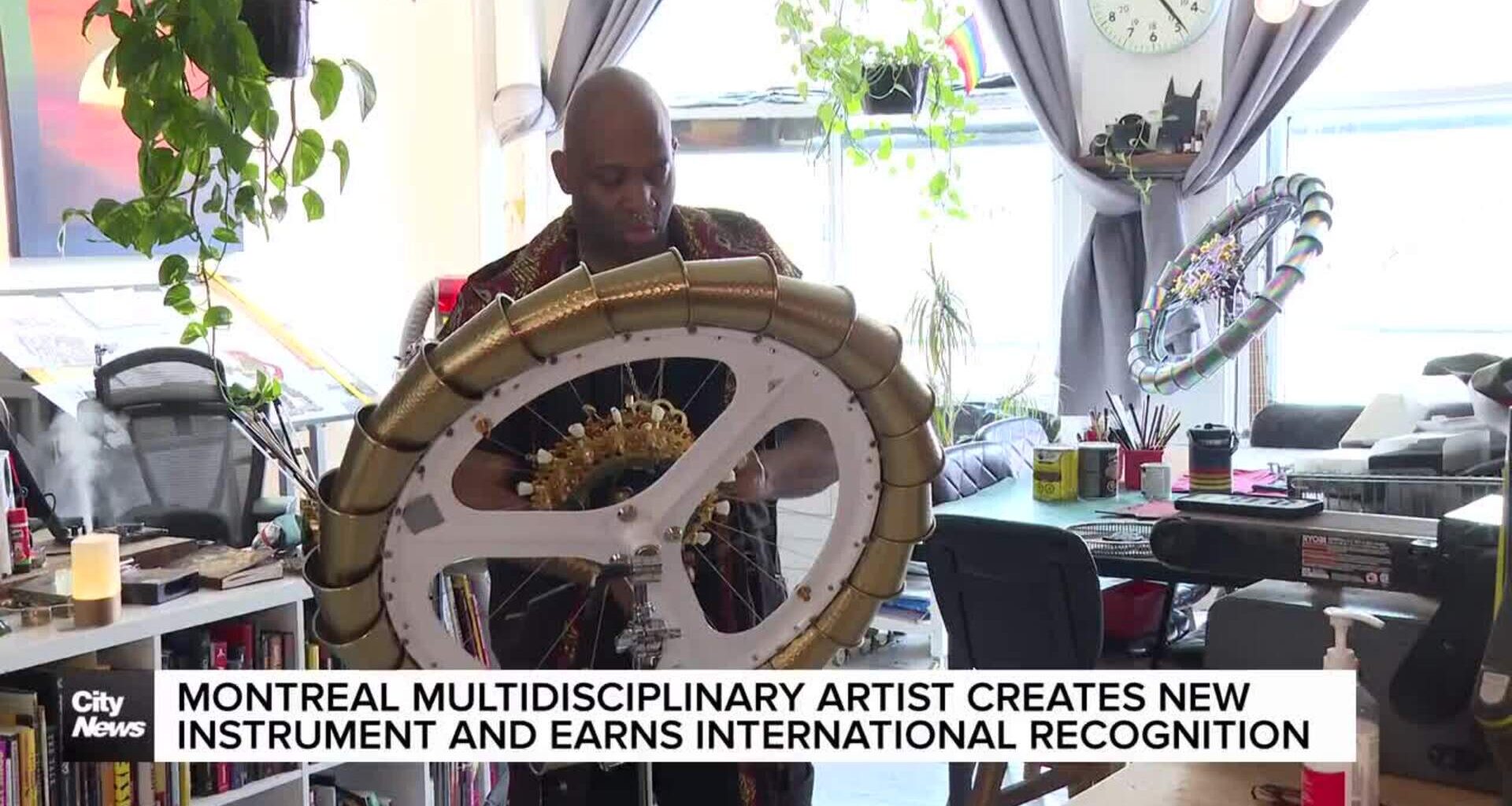 Montreal multidisciplinary artist creates new instrument