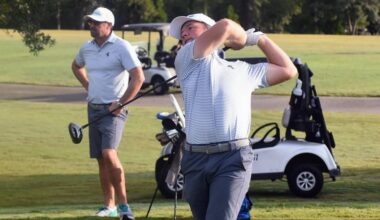 Lee Leads Men's Golf After Opening Round Of The Hayt