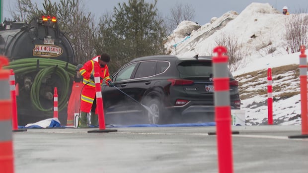 Car wash set up to help with Fredericton chemical spill, but some say response is too slow