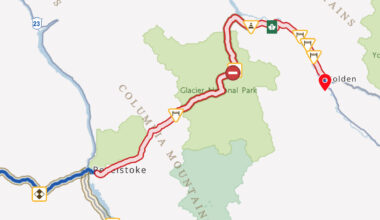 Highway 1 closed for avalanche control between Golden and Revelstoke