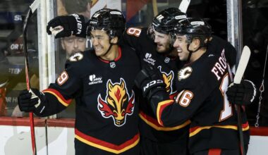 Newcomers add energy in Flames 5-4 win over Hurricanes