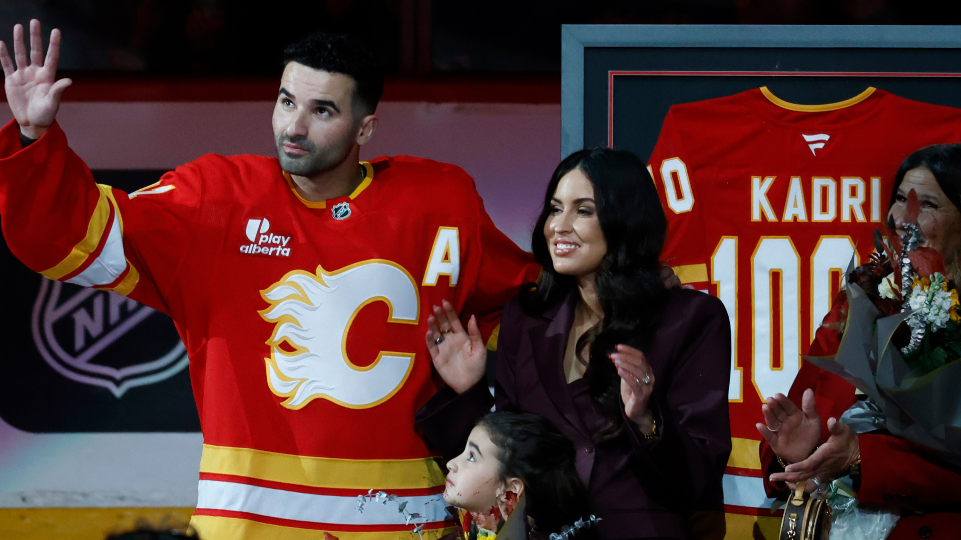 Click to play video: 'Nazem Kadri reflects on surpassing 1,000 game milestone'