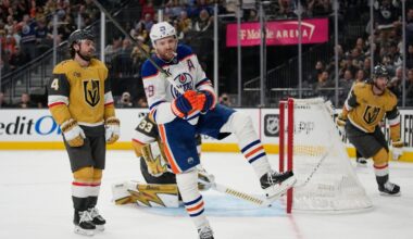 Third-period outburst lifts Oilers to 4-2 win over Golden Knights