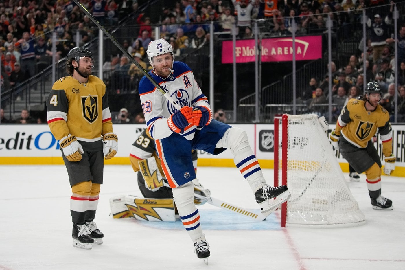 Third-period outburst lifts Oilers to 4-2 win over Golden Knights