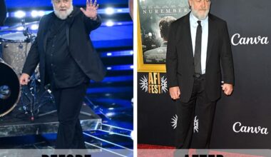 Russell Crowe Shows Off 55-Lb Weight Loss After Cutting Alcohol, Exercising More, And Taking Injections