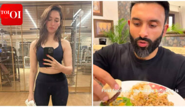 Tamannaah Bhatia’s fitness trainer Siddhartha Singh warns against eating these 3 foods before a workout; what to eat instead |