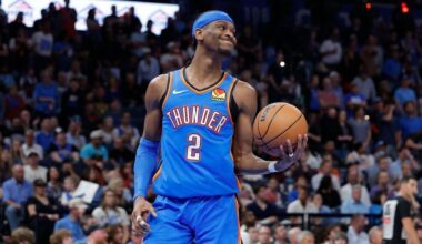 Gilgeous-Alexander ties Chamberlain's mark for consecutive 20-point games