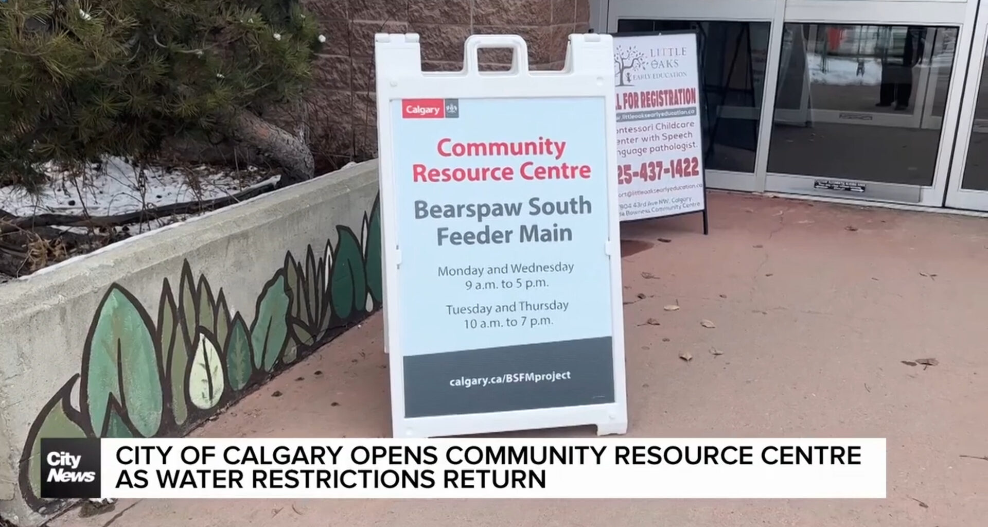 City of Calgary opens community resource centre as water restrictions begin