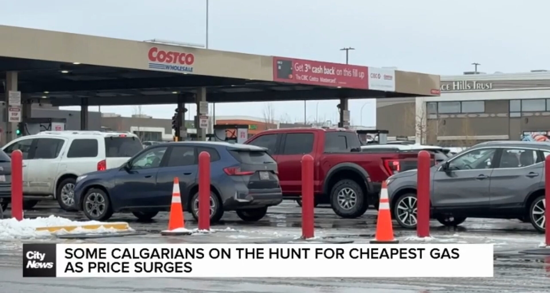 Some Calgarians on the hunt for cheapest gas as price surges