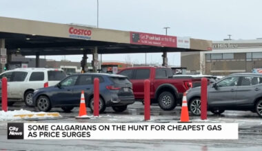 Some Calgarians on the hunt for cheapest gas as price surges