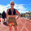 After deciding to try to run a half marathon in all 50 states, Christie Woodard completed one in Las Cruces, N.M. , in 2023. She's working to stay fit and strong since getting bariatric surgery and going on GLP-1