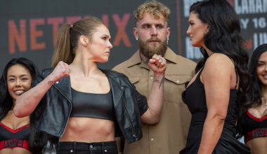 Ronda Rousey Drags UFC Corporate Image While Standing Beside Gina Carano