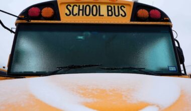 Schools closed, buses cancelled by freezing rainstorm