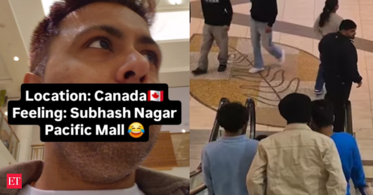 'Subhash Nagar ka Pacific mall': Man visits Brampton mall in Canada, says it feels just like Delhi. Internet can’t stop laughing