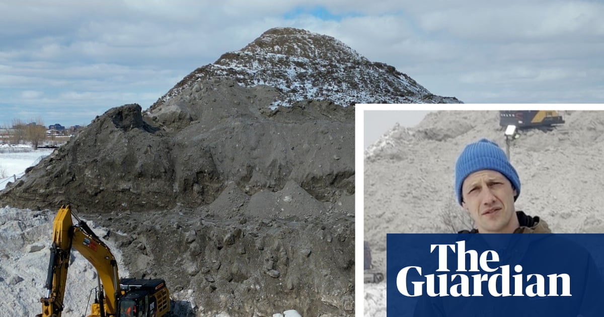 How Toronto's snow mountains hide a toxic secret – video | Toronto