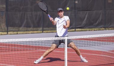 Men's tennis falls 6-1 at North Alabama