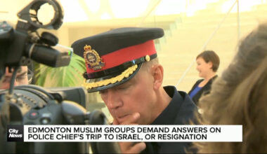 Edmonton Muslim groups demand answers on police chief's Israel trip