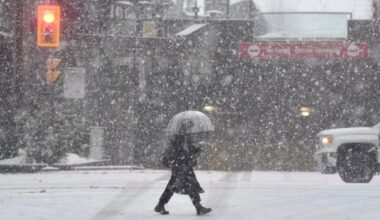 Toronto under special weather statement with 5 to 8 cm of snow in store Friday