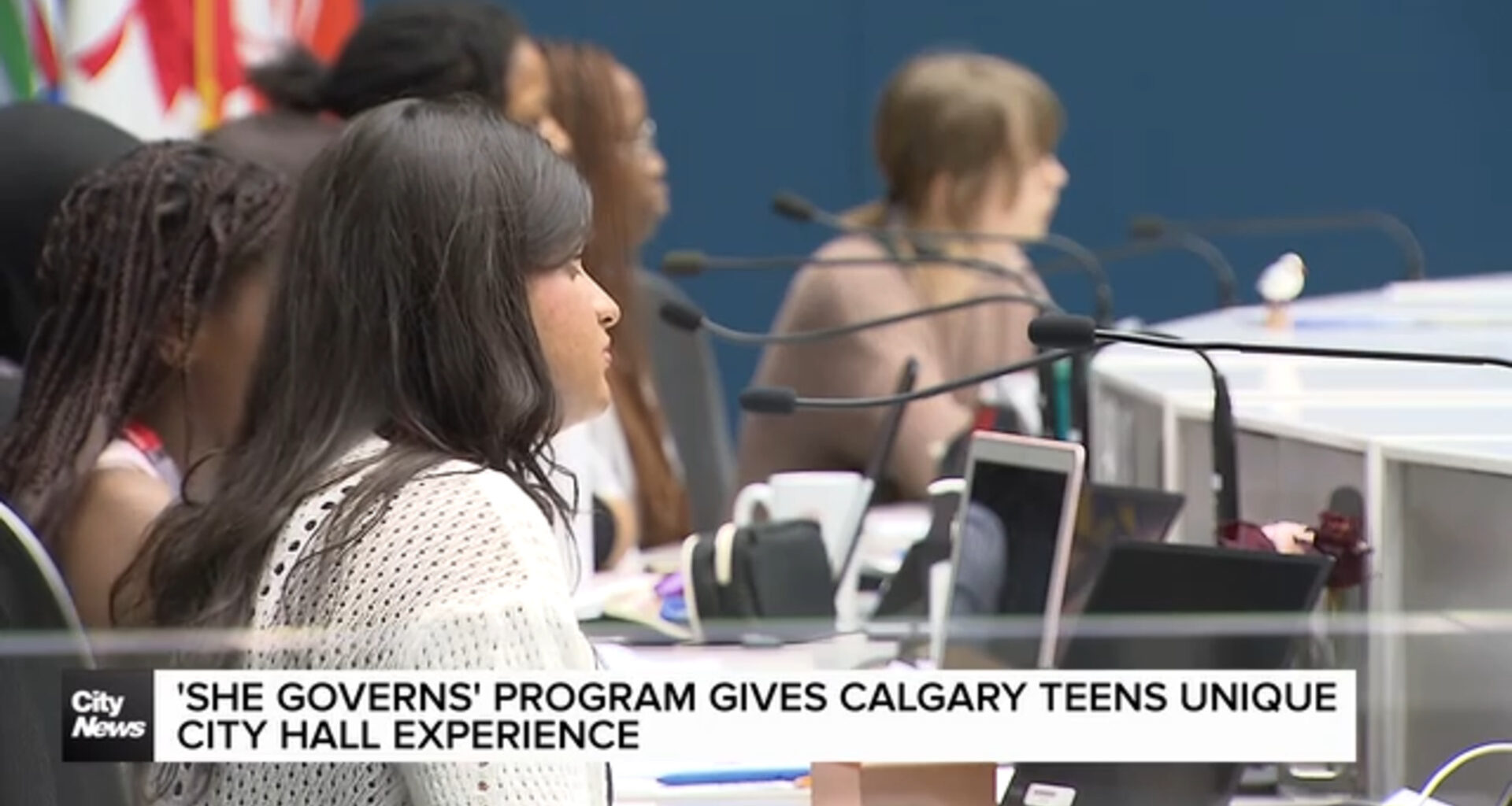 ‘She Governs’ program gives Calgary teens unique City Hall experience