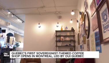Montreal is home to the first sovereigntist-themed café in Quebec