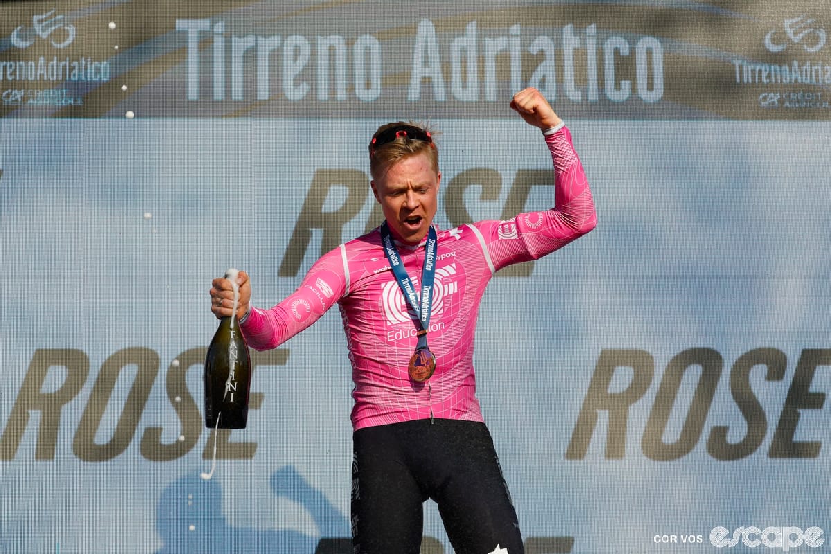 Four years after a career-threatening crash, Michael Valgren wins again at last