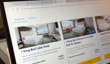 Hotels are still widely available in Toronto, while Vancouver could be facing a shortage