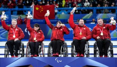 Canada's wheelchair curling team completes perfect Paralympic campaign, claiming 1st gold since 2014