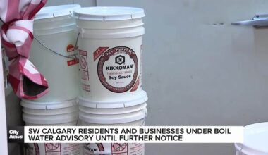 SW Calgary residents and businesses under boil water advisory until further notice