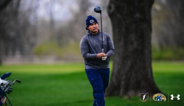 Alex Yap in a tee box post shot.
