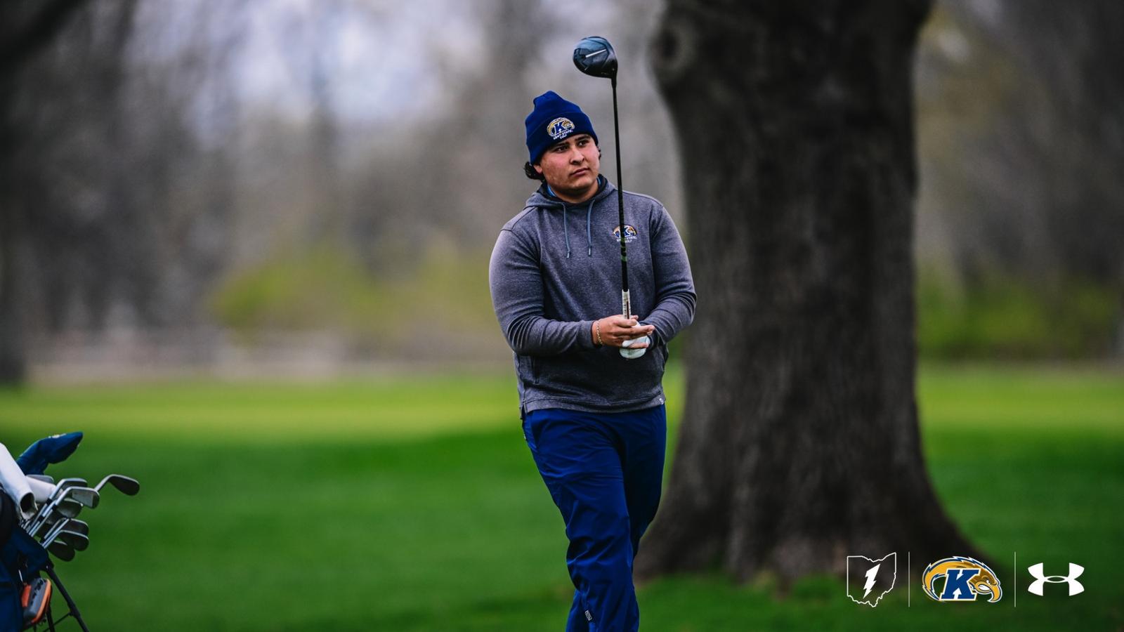 Alex Yap in a tee box post shot.