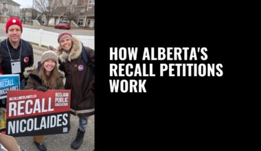 How Alberta's recall petitions work