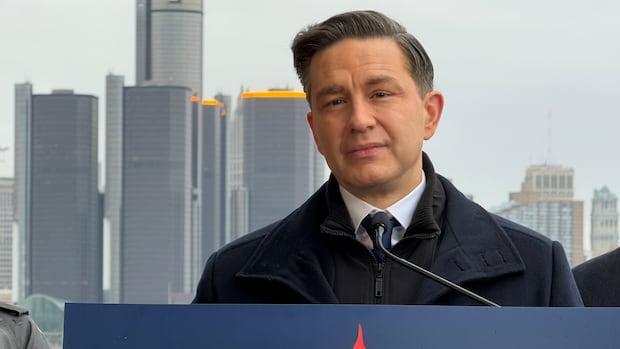 Poilievre unveils auto plan aiming for tariff-free access to U.S. market