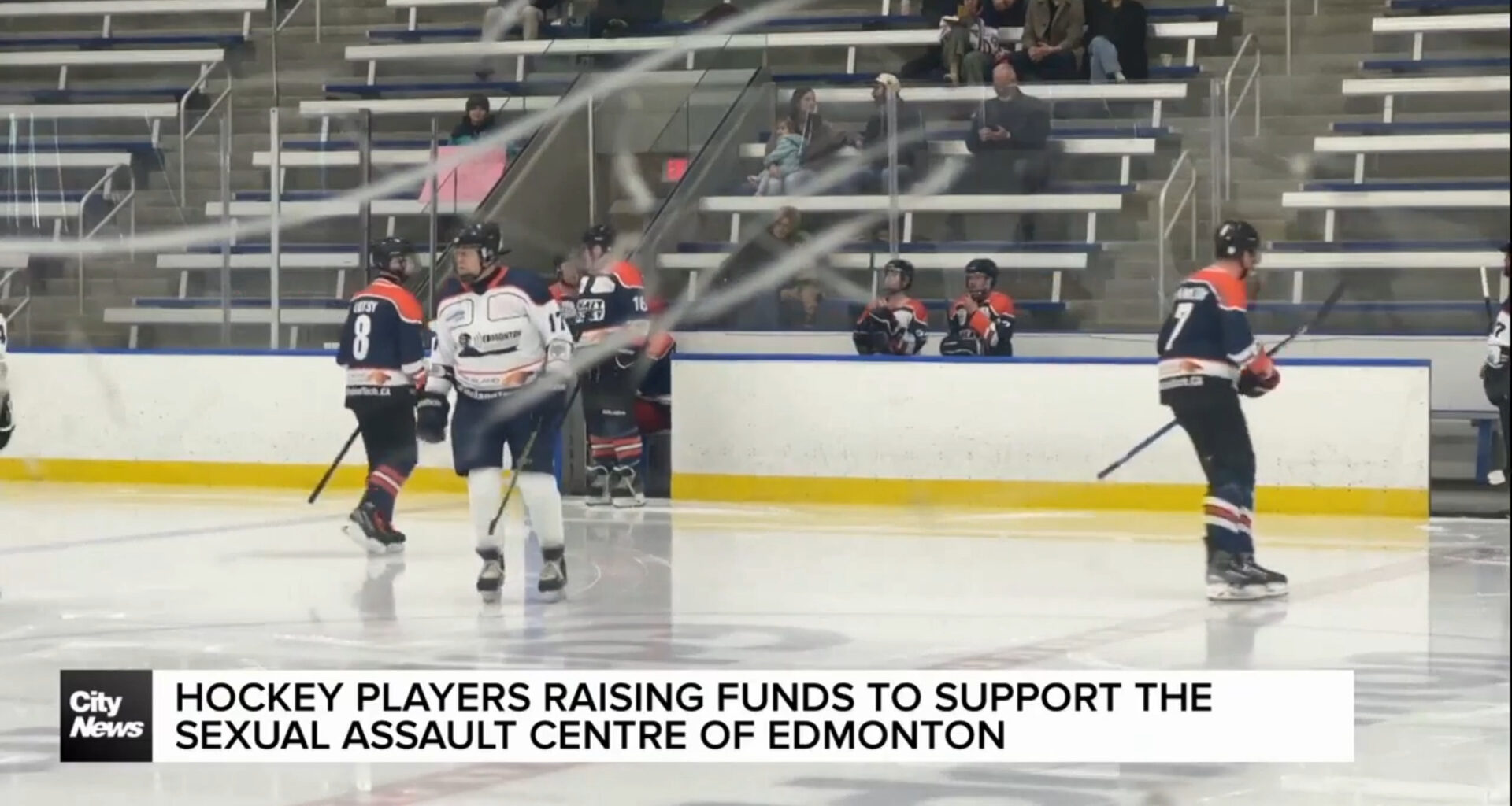 Hockey players raise funds to support Sexual Assault Centre of Edmonton