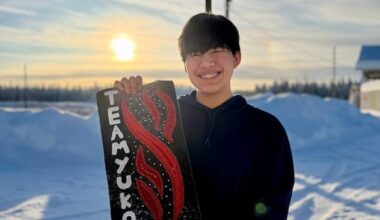 Watson Lake teen captures Yukon night sky in Arctic Winter Games gear design