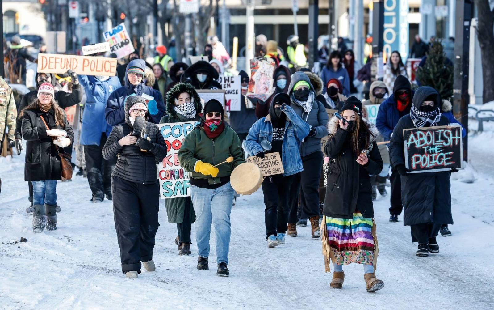 Protesters rally against police brutality – Winnipeg Free Press
