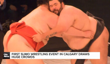First Sumo Wrestling event in Calgary draws huge crowds