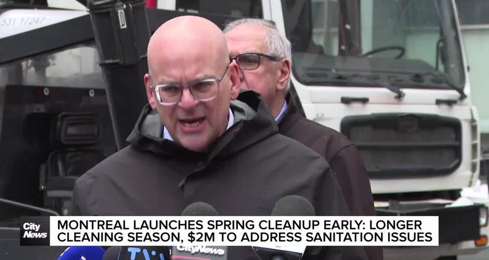 Montreal launches an earlier and longer spring cleaning season