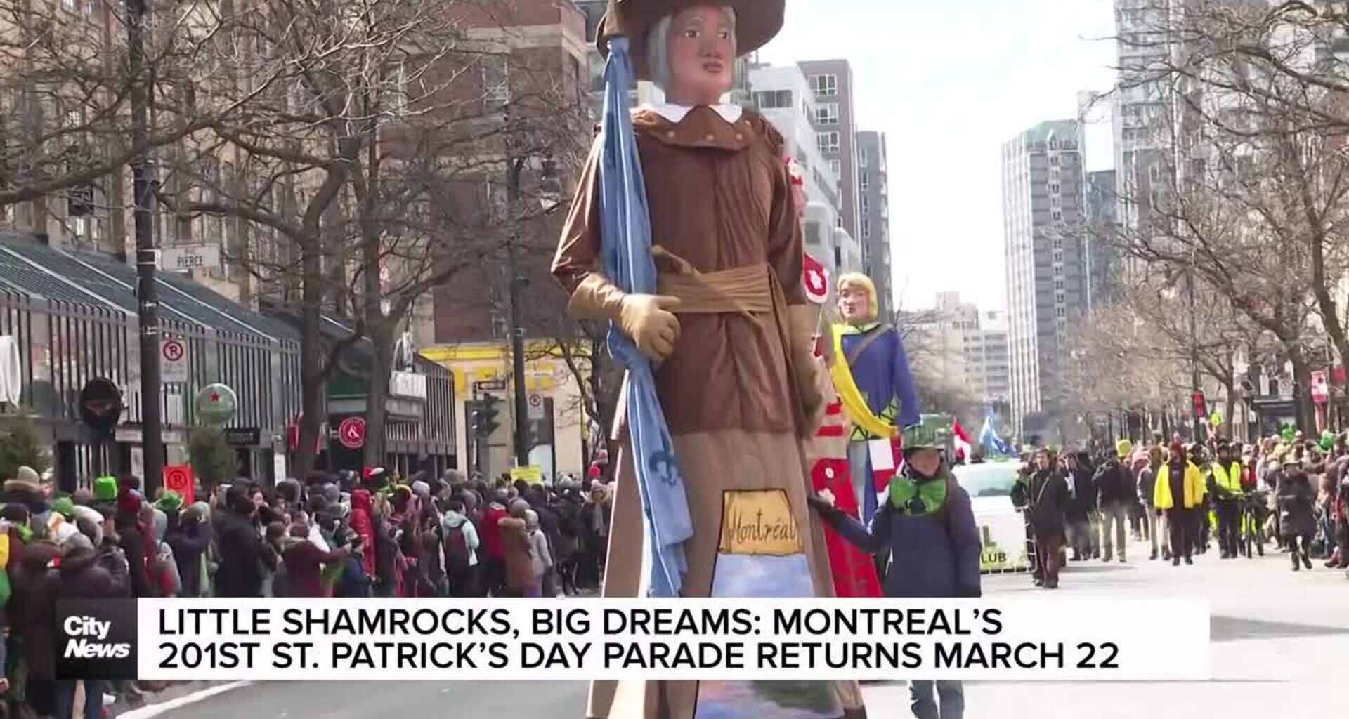 Montreal’s 201st St. Patrick’s Day parade returns March 22