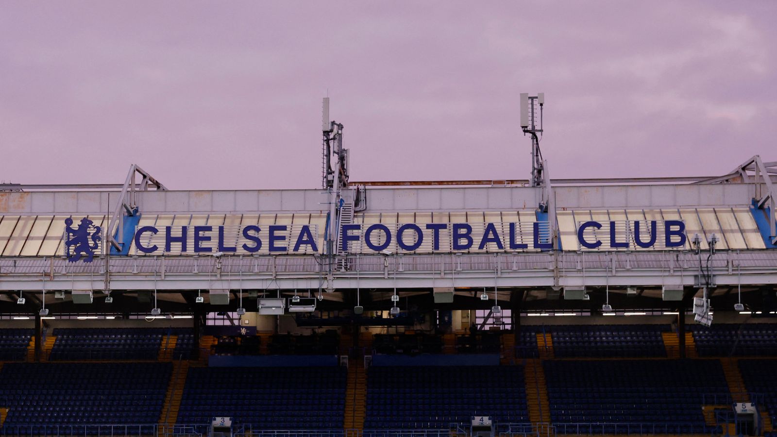Chelsea have been handed a one-year transfer ban, suspended for two years. Pic: Reuters